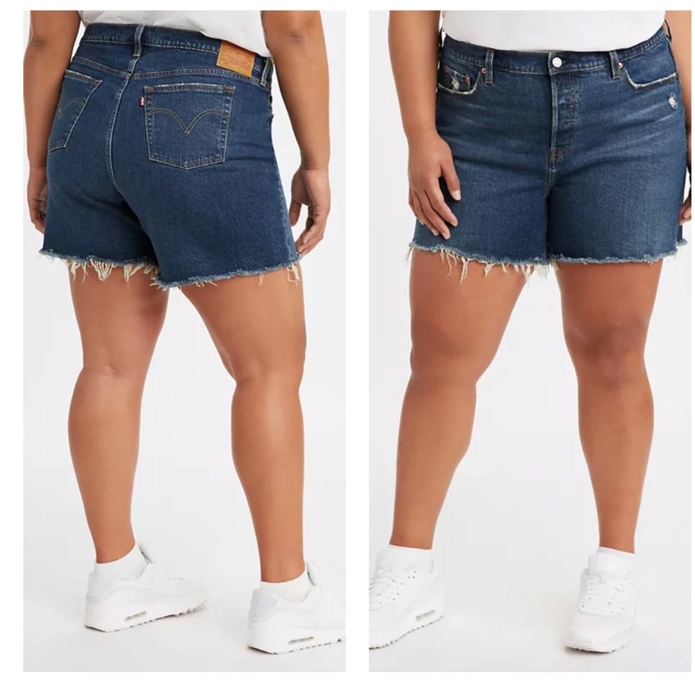 Levi's 501 ORIGINAL HIGH RISE WOMEN'S SHORTS (PLUS SIZE)🎀🎀